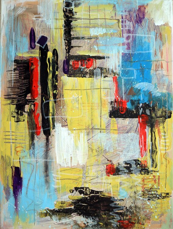 City After the Rain. Rakhmet Redzhepov
