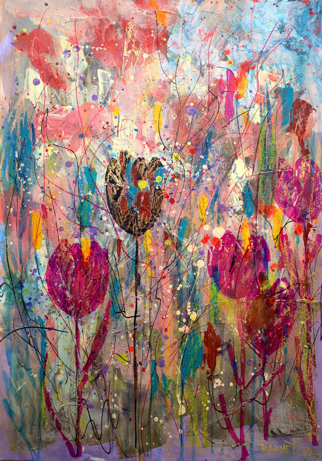 RUKU RUKU絵画6点 ARTWORKS｜作品紹介 手島領 | Ryo Teshima No.40「Divine
