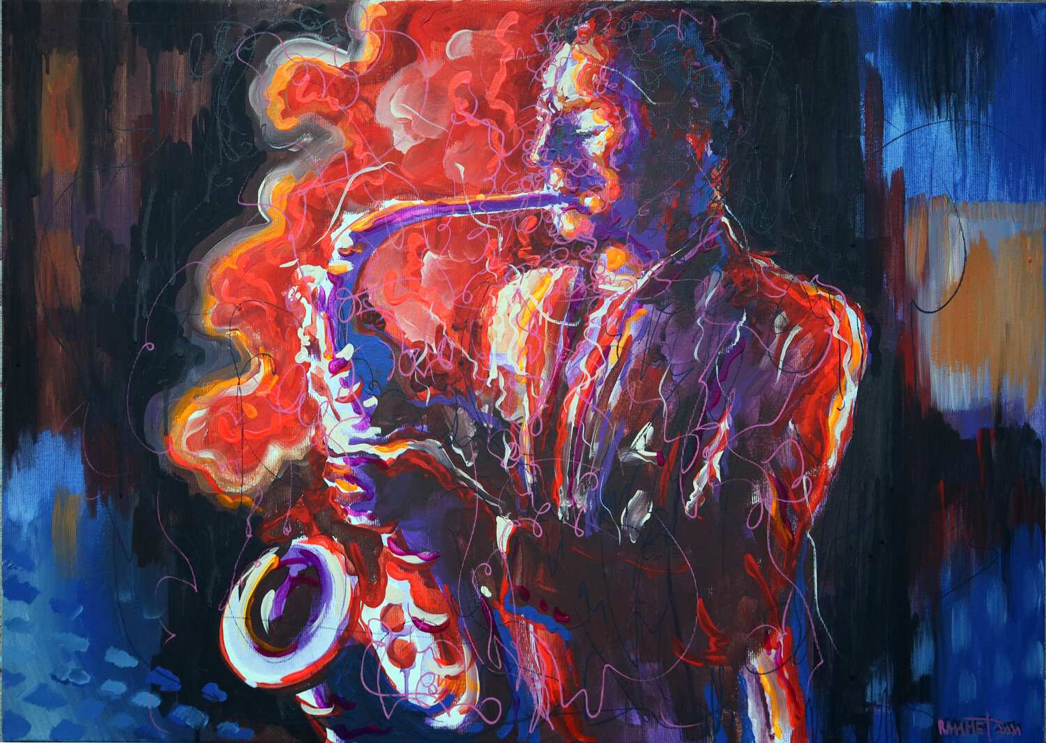 Jazz Saxophonist. Rakhmet Redzhepov