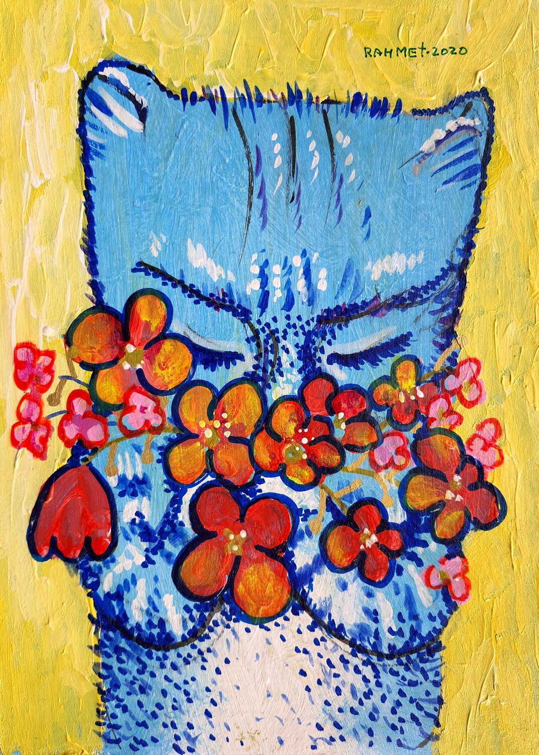 Smell of Flowers Rakhmet Redzhepov Originalgemälde zu verkaufen