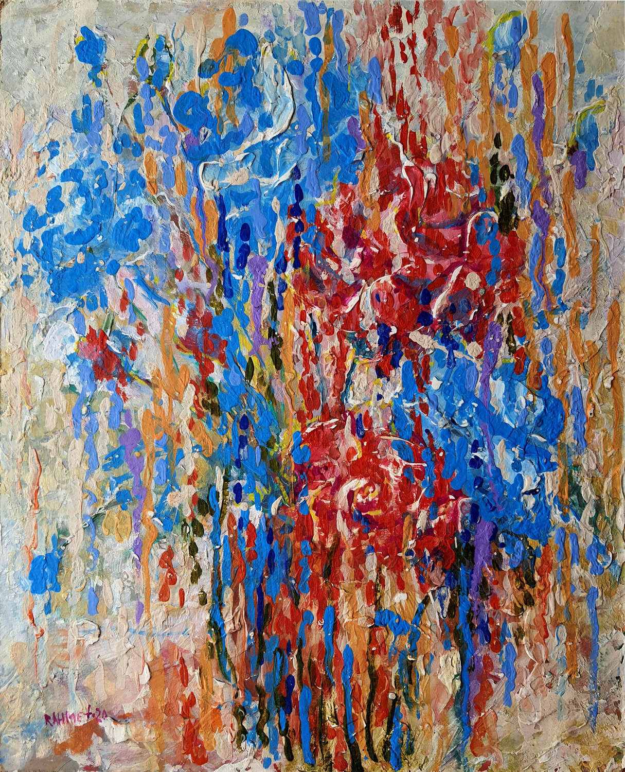 Blue and Red Rakhmet Redzhepov