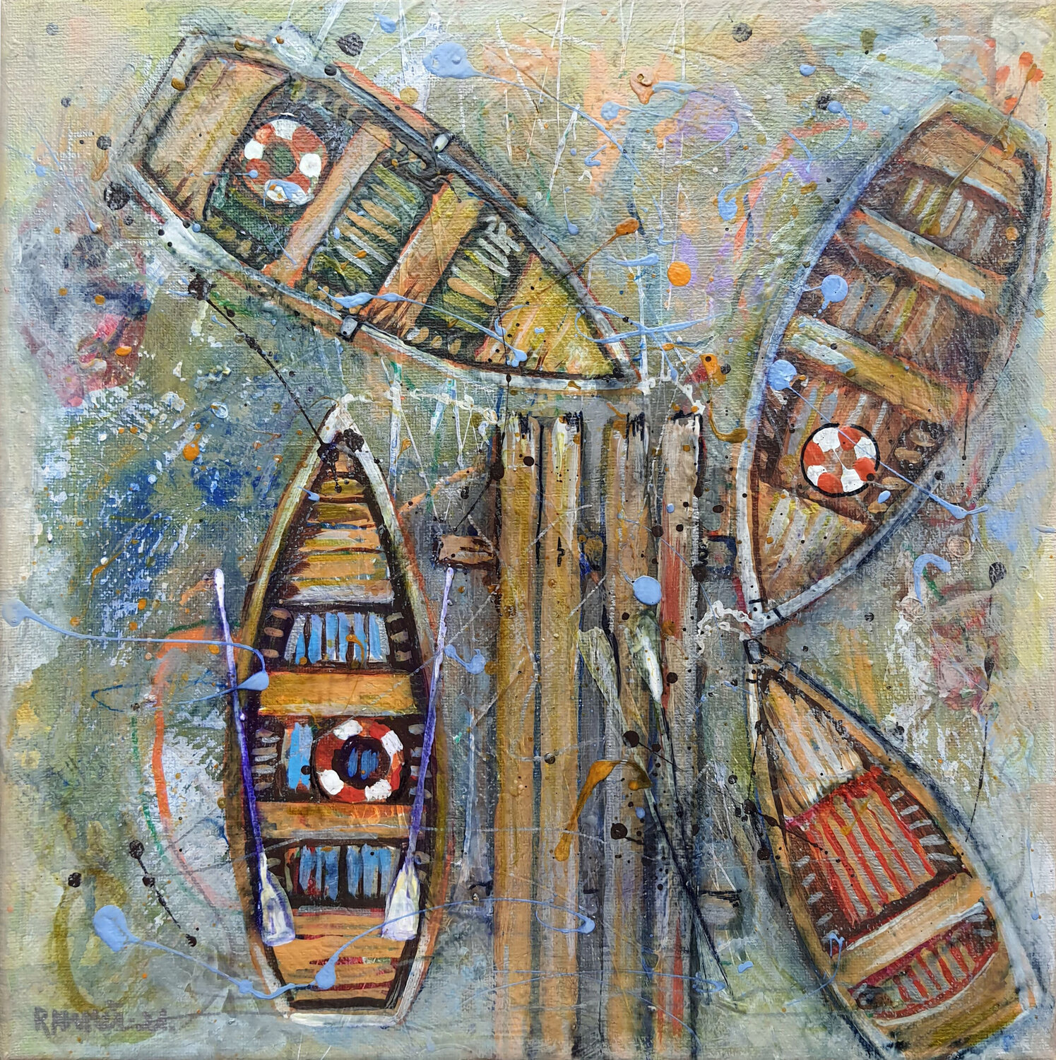 Yellow Boats Rakhmet Redzhepov