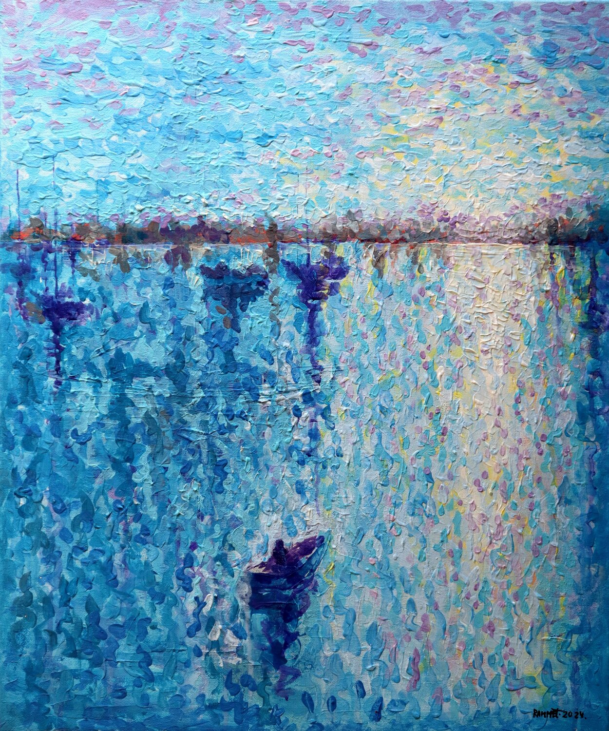 View of the Bay Rakhmet Redzhepov Originalgemälde zu verkaufen