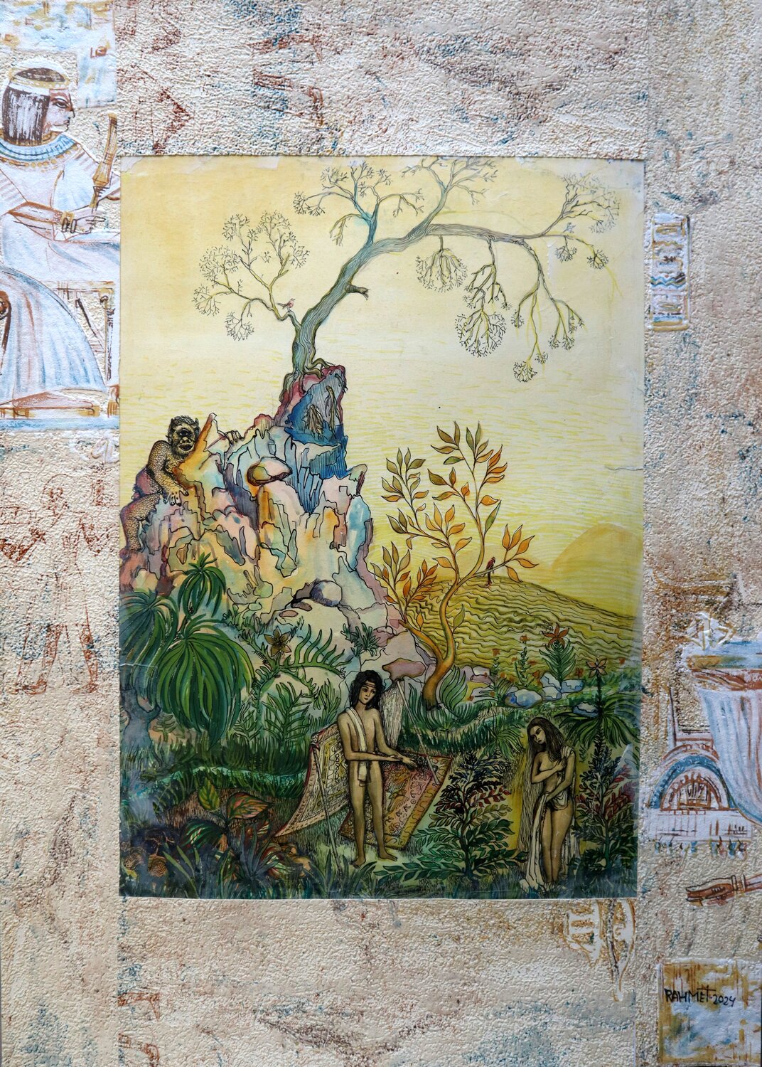 Fantasy with Flowers 204 Rakhmet Redzhepov Originalgemälde zu verkaufen