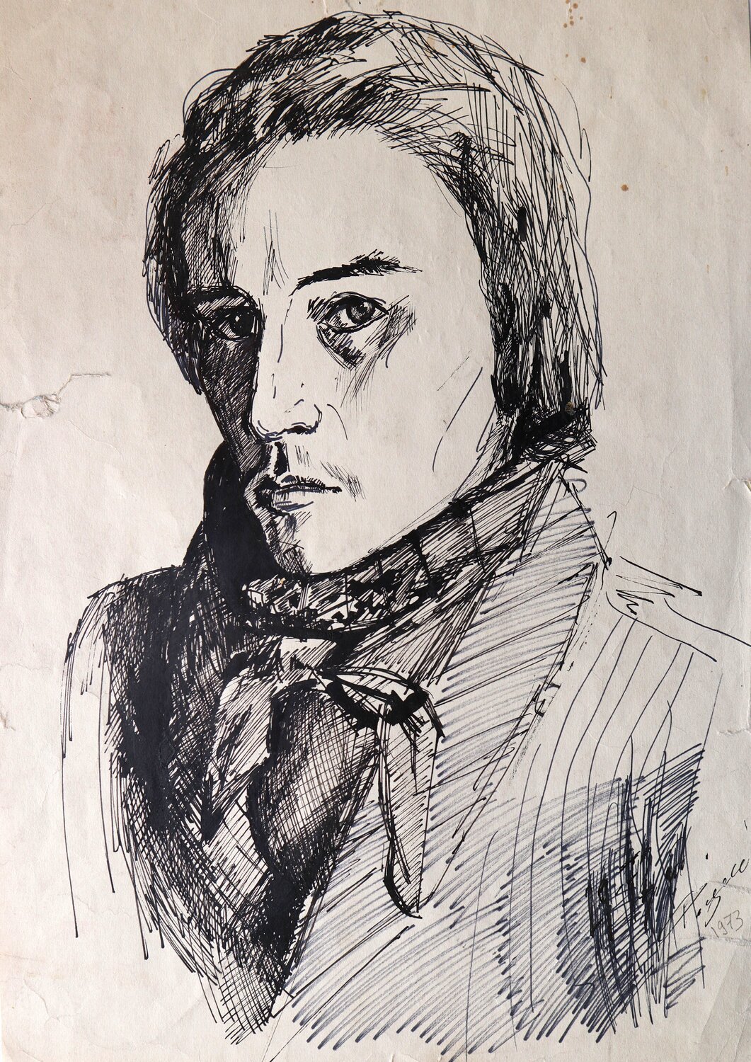 Self-Portrait  1973 Rakhmet Redzhepov