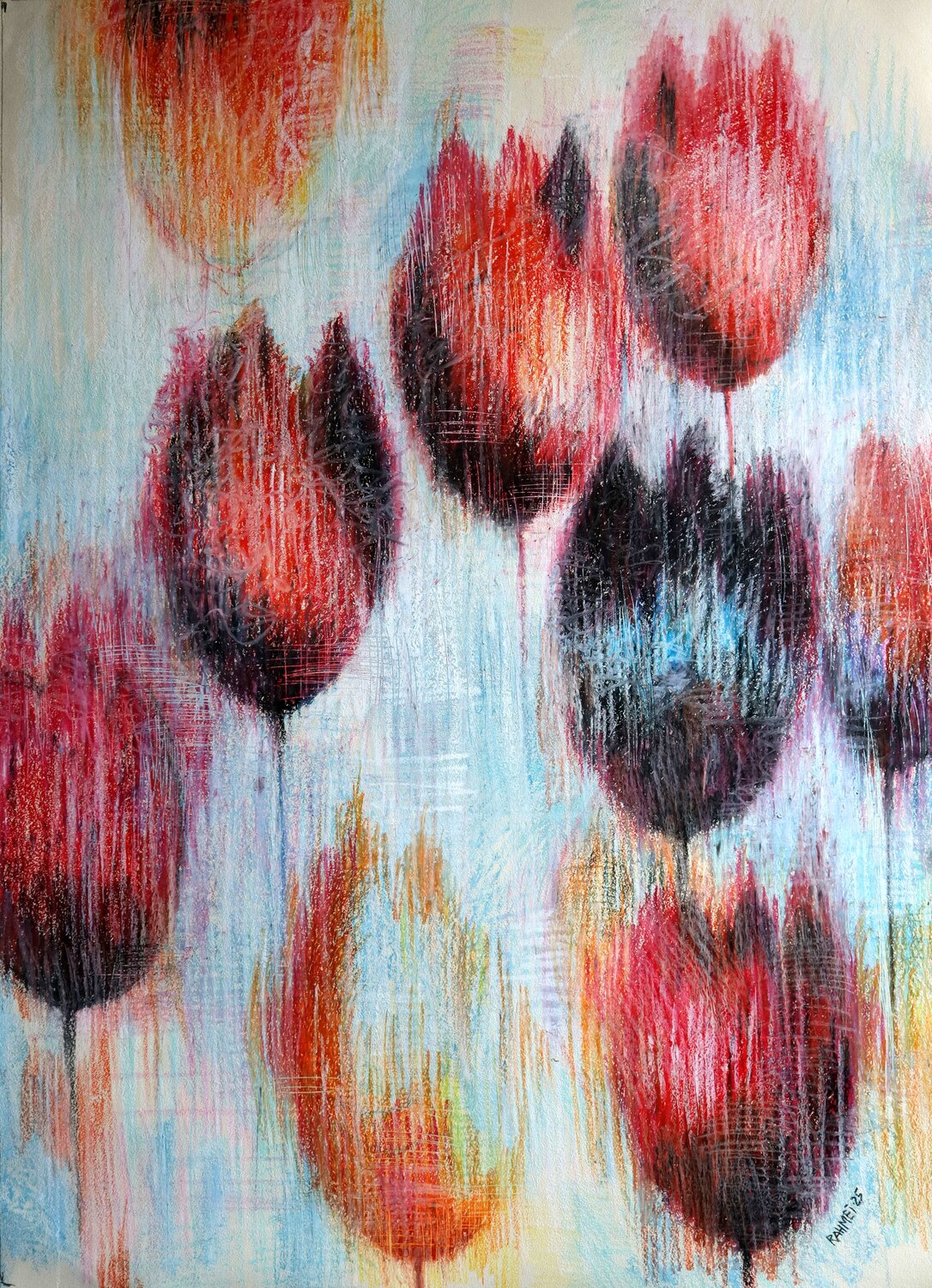 Multicolored Tulips 1 Rakhmet Redzhepov