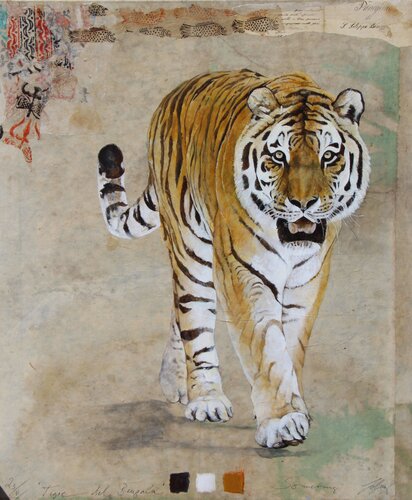 Tigre del Bengalo von Wolfgang Zelmer, Malerei kaufen auf Singulart