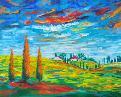 Cypress hill von Zelie Alice, Malerei kaufen auf Singulart