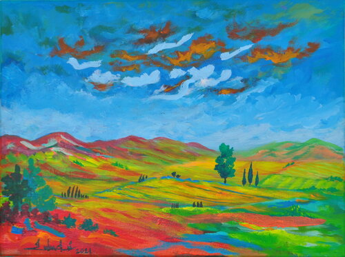 Cover me in good times von Zelie Alice, Malerei kaufen auf Singulart