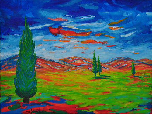 Follow the light di Zelie Alice, Pittura in vendita su Singulart
