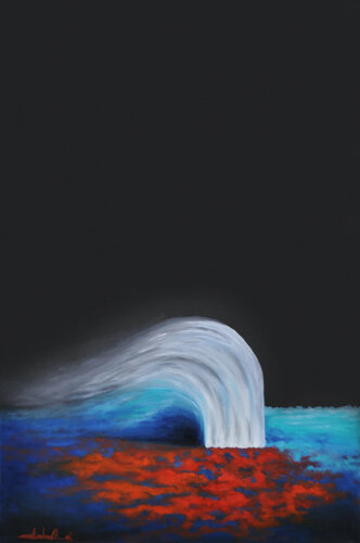 Dark Night van Zelie Alice, Schilderij te koop op Singulart
