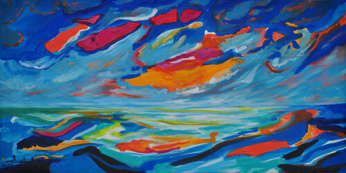 Memories of reflection van Zelie Alice, Schilderij te koop op Singulart