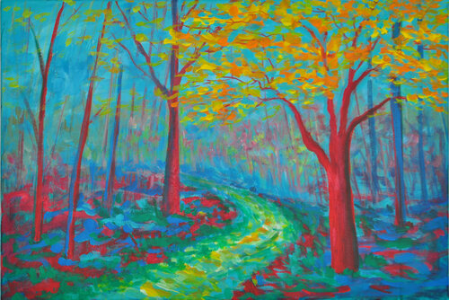 Bois de Boulogne I von Zelie Alice, Malerei kaufen auf Singulart