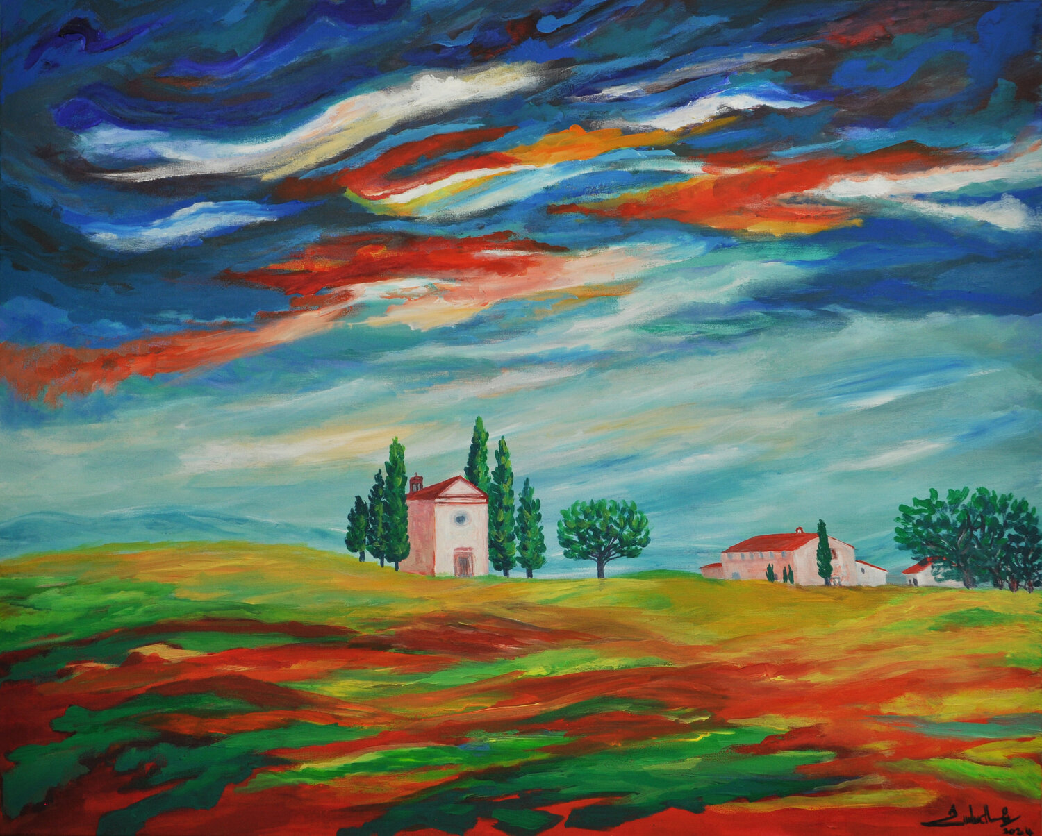 Tuscany’s Fiery Serenity Zelie Alice