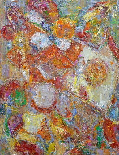 Jour de Fête I by Frédéric Choisel, Painting for Sale on Singulart