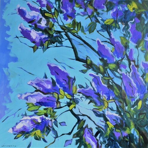 Lilac van Grigorii Zulkarniaev, Schilderij te koop op Singulart