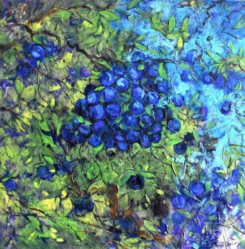 wild plums von Grigorii Zulkarniaev, Malerei kaufen auf Singulart