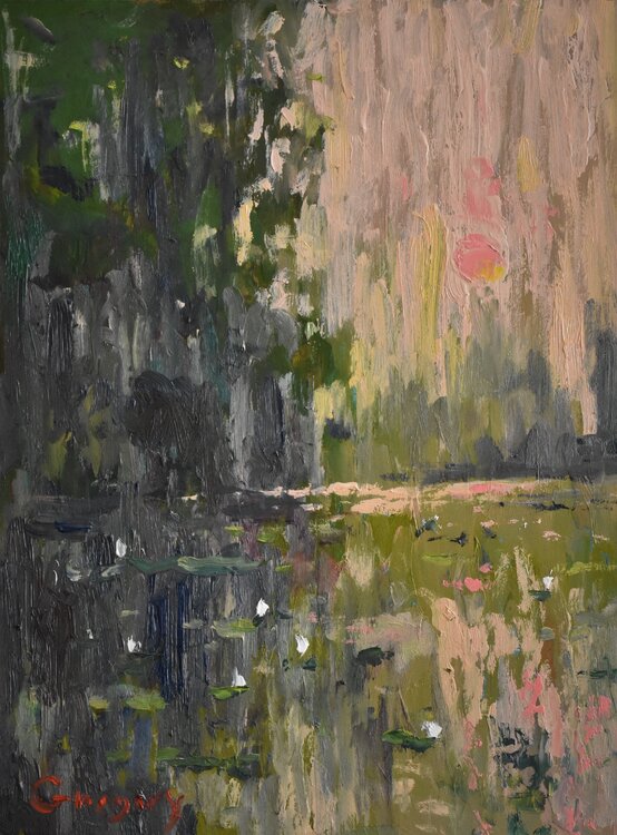 lily pond Grigorii Zulkarniaev