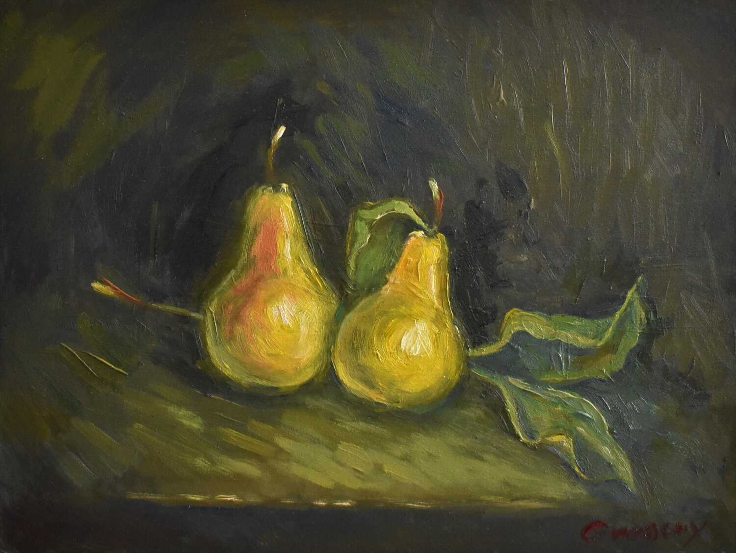 Still life with pears Grigorii Zulkarniaev