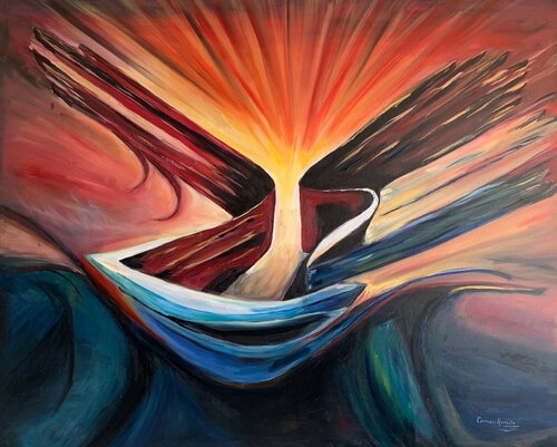 The Road to Light von Carmen Aurariu, Malerei kaufen auf Singulart
