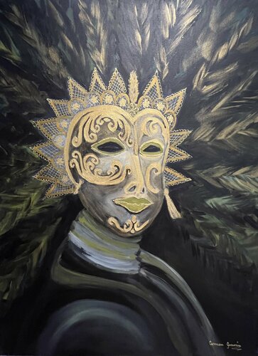 Carnevale di Venezia di Carmen Aurariu, Pittura in vendita su Singulart