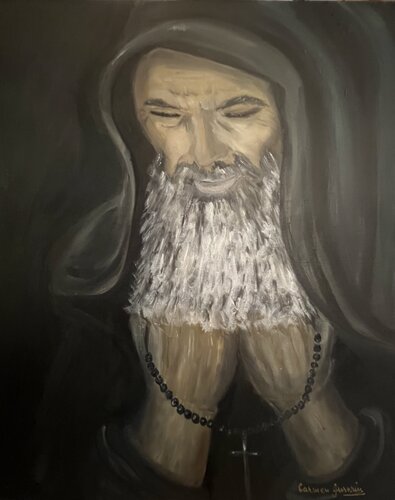 Prayer par Carmen Aurariu, Peinture en vente sur Singulart