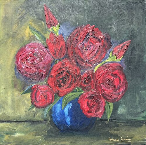 Red Roses von Carmen Aurariu, Malerei kaufen auf Singulart