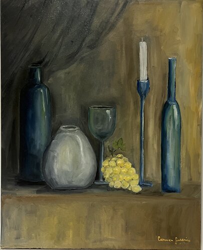 Blue Feeling by Carmen Aurariu, Painting for Sale on Singulart