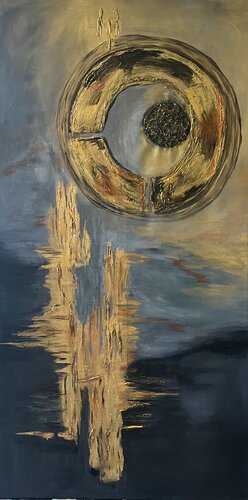 The Eye of the Univers van Carmen Aurariu, Schilderij te koop op Singulart