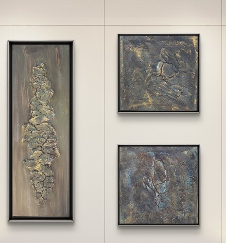 Terrestrial Imprints de Carmen Aurariu, Pintura a la venta en Singulart
