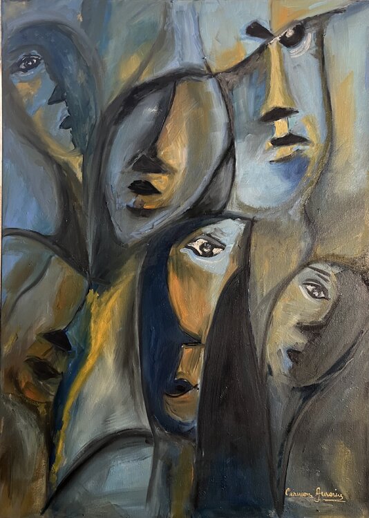Blue feeling III Carmen Aurariu