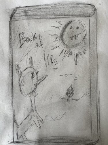 كتاب الحياه - book of life di Abdulrahman Hamdi, Disegno in vendita su Singulart