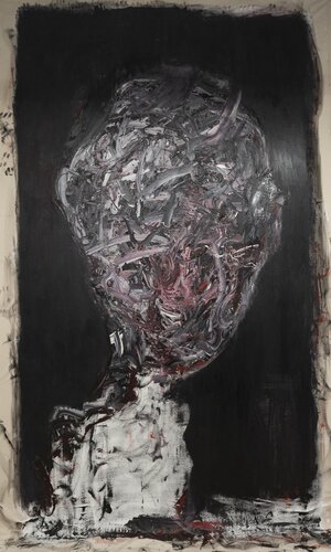 self portrait di Abdulrahman Hamdi, Pittura in vendita su Singulart