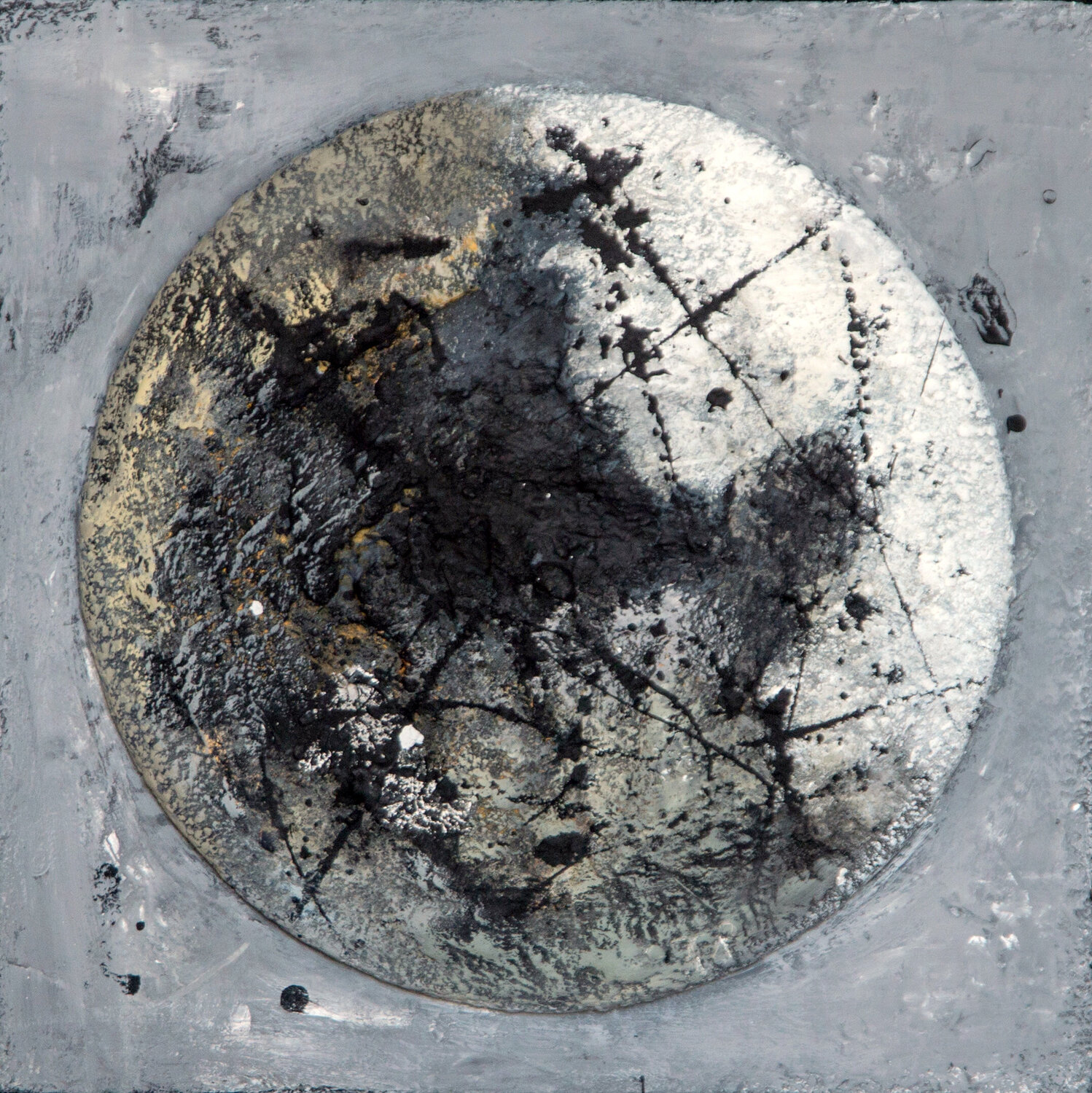 Chioma di Berenice 3 by Tiziana Ricco (2013) Painting Chalk, Earth on