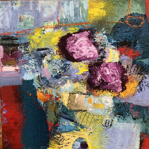 Go for new adventures van Claudia Dietschi, Schilderij te koop op Singulart