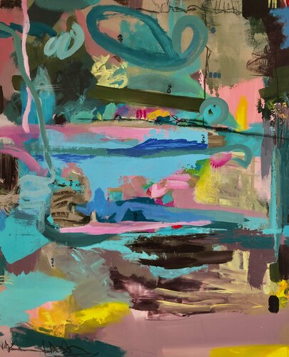 The Walk von Claudia Dietschi, Malerei kaufen auf Singulart