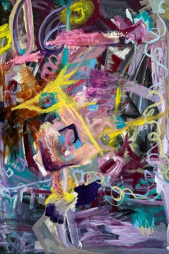 The Presence van Claudia Dietschi, Schilderij te koop op Singulart