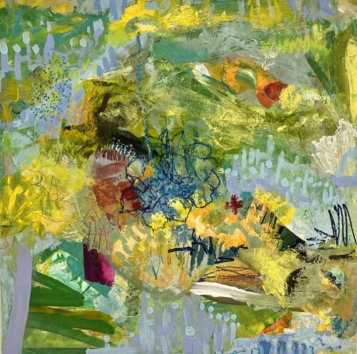 My Garden is my Home von Claudia Dietschi, Malerei kaufen auf Singulart