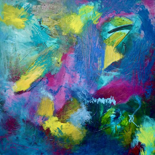 Beauty of Soul van Claudia Dietschi, Schilderij te koop op Singulart