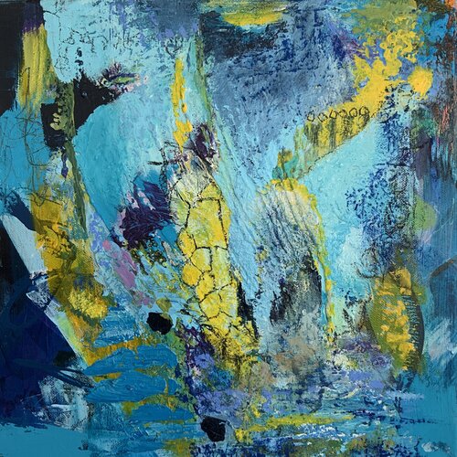 The Waves van Claudia Dietschi, Schilderij te koop op Singulart