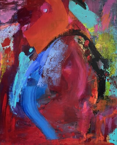 Vibrant Energy di Claudia Dietschi, Pittura in vendita su Singulart