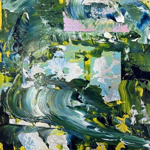Lake of Zurich van Claudia Dietschi, Schilderij te koop op Singulart