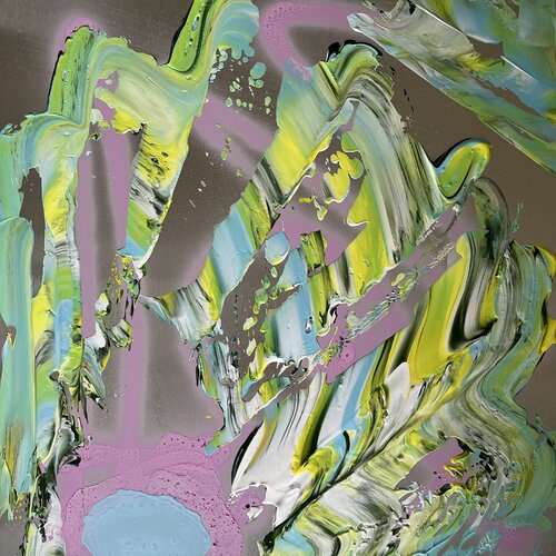 Cherry Blossom van Claudia Dietschi, Schilderij te koop op Singulart