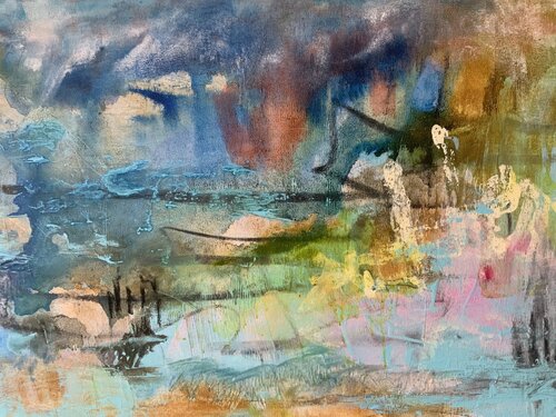 Toscana im Winter 1 de Claudia Dietschi, Pintura a la venta en Singulart