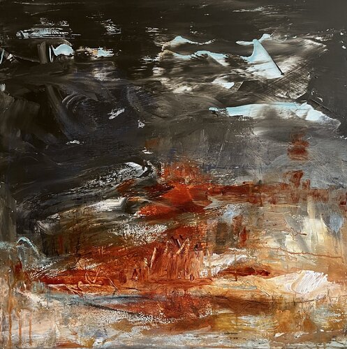 Toscana van Claudia Dietschi, Schilderij te koop op Singulart