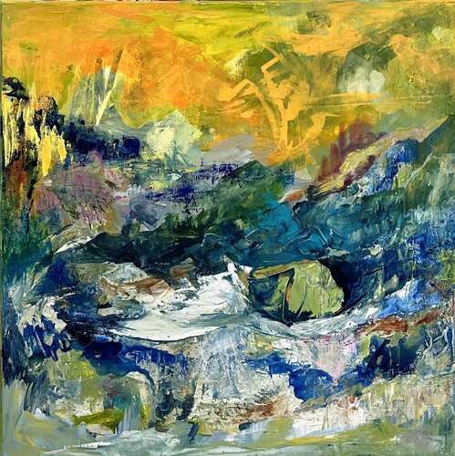 Toscana van Claudia Dietschi, Schilderij te koop op Singulart