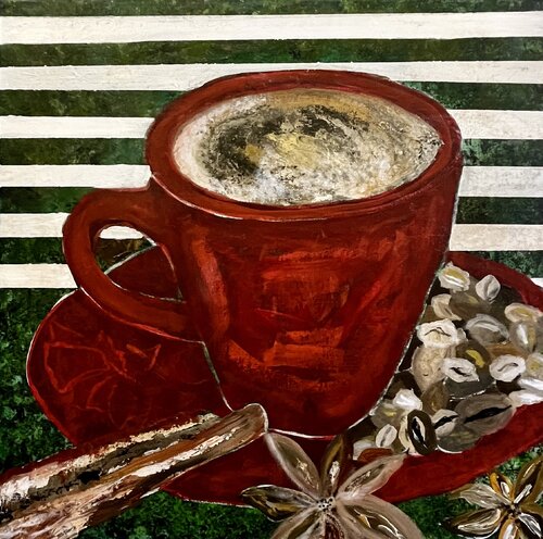 Kaffeetasse de Claudia Dietschi, Pintura a la venta en Singulart