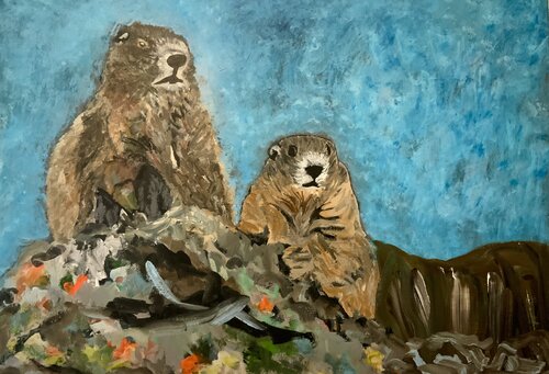 Murmeli de Claudia Dietschi, Pintura a la venta en Singulart