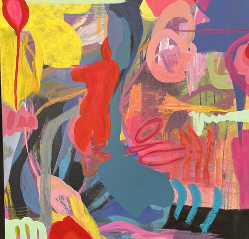 Gegen den Strich der Stille by Claudia Dietschi, Painting for Sale on Singulart