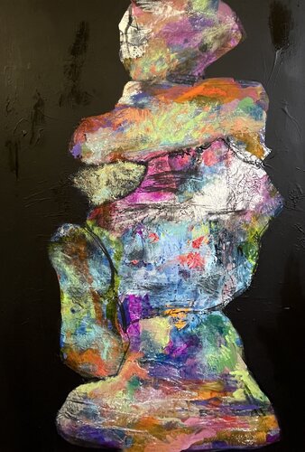 Voice of Resilience - Stärke, die bleibt, auch nach Brüchen de Claudia Dietschi, Pintura a la venta en Singulart